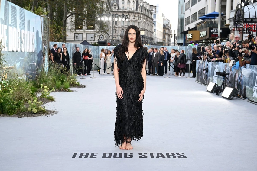 Margaret Qualley Stuns in Barefoot Chanel Sandals at London Premiere!