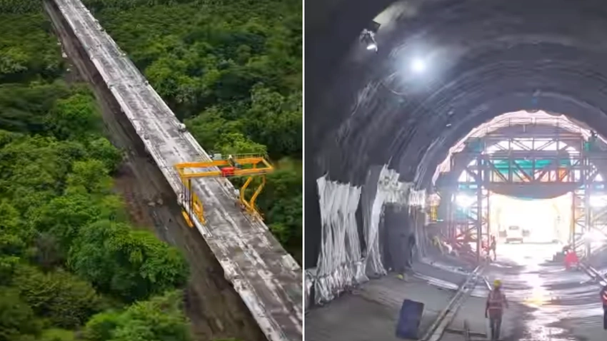 India's First Bullet Train Zooms Ahead: Work Progressing Through Scenic Routes!