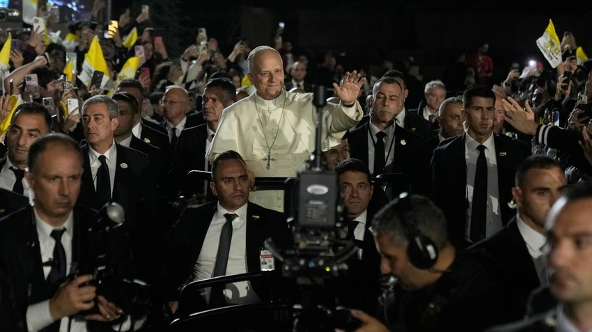 Pope Leo XIV Prays at Beirut Port Blast Site on Lebanon Visit