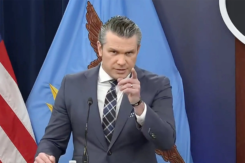 Hegseth touts decisive Iran war win, unveils 'largest strike package'