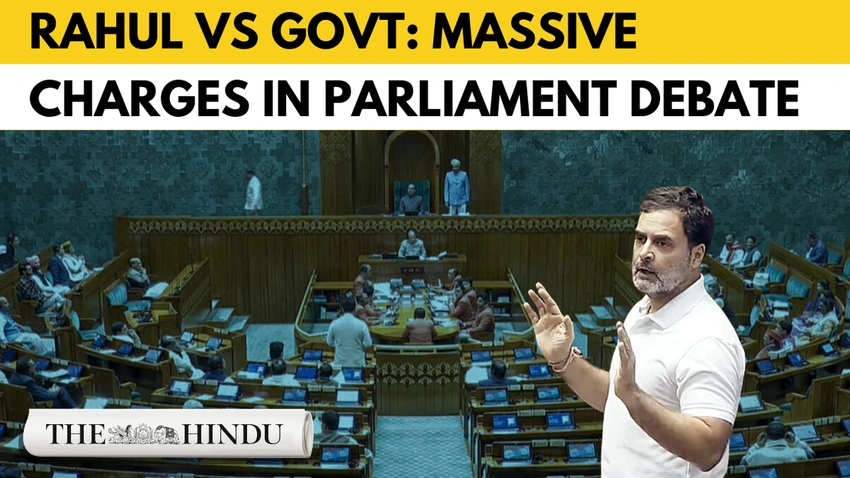 Rahul Gandhi accuses BJP, ECI of vote chori in Lok Sabha