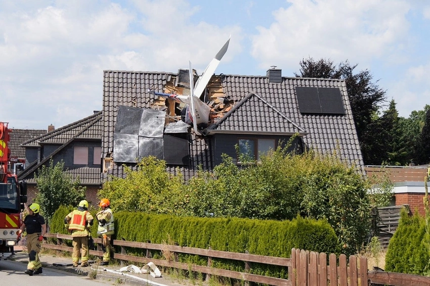 Tragedy Strikes: Small Plane Crashes into German Home, Two Dead