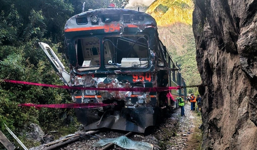 Machu Picchu rail crash kills driver, dozens injured on single-track line
