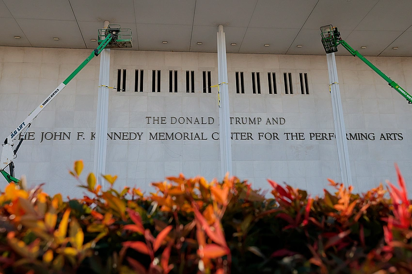 Trump Reveals Marble Armrests in Kennedy Center Rename Vision
