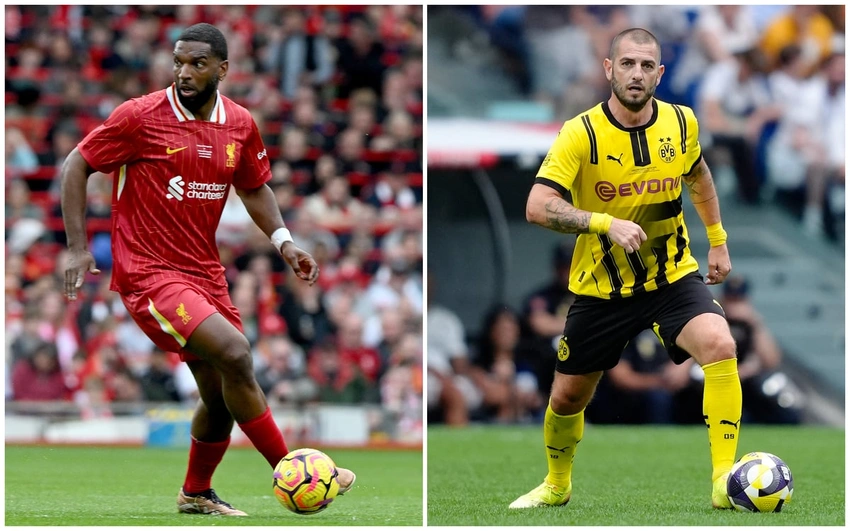 Klopp returns to Anfield, pulls off signature celebration with Legends