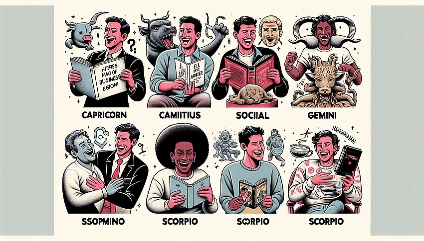 Ranked: The Zodiac Signs With the Absolute Most Unhinged Sense of Humor