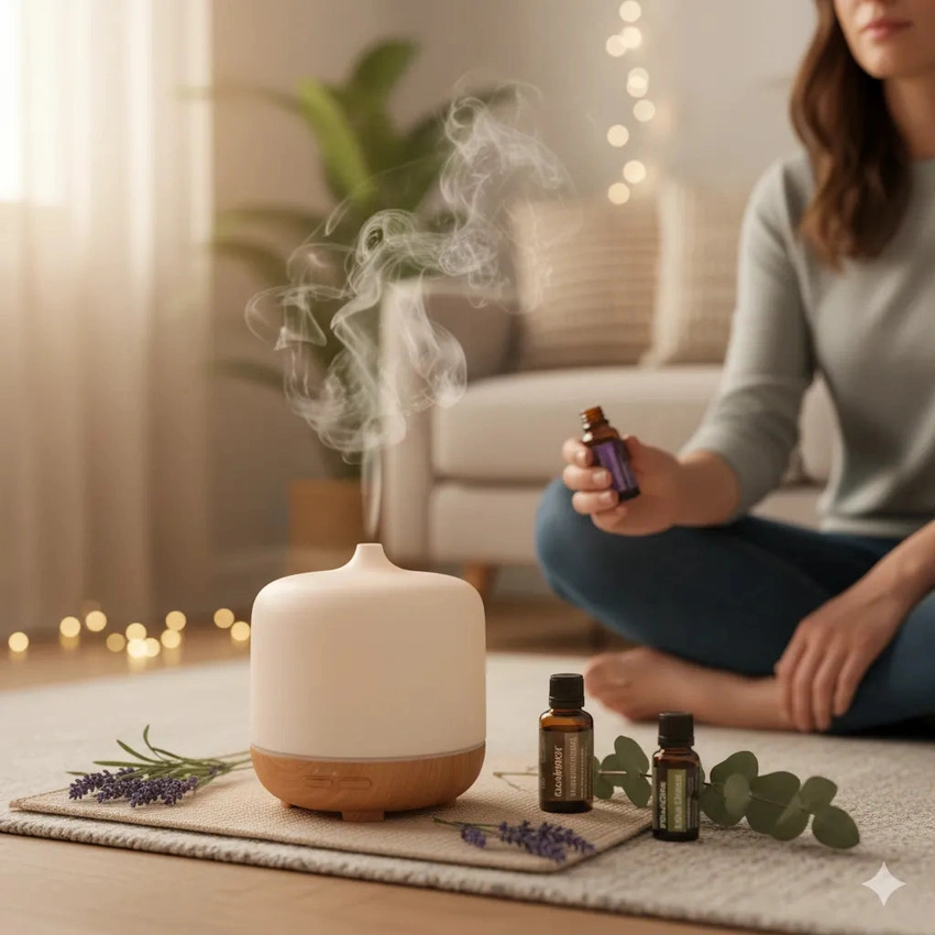 essential oil diffuser home, luxurious body lotion application