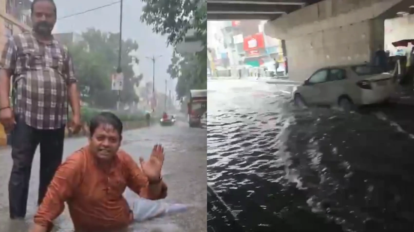 Delhi Drenched! IMD Issues Orange Alert, City Faces Waterlogging Chaos