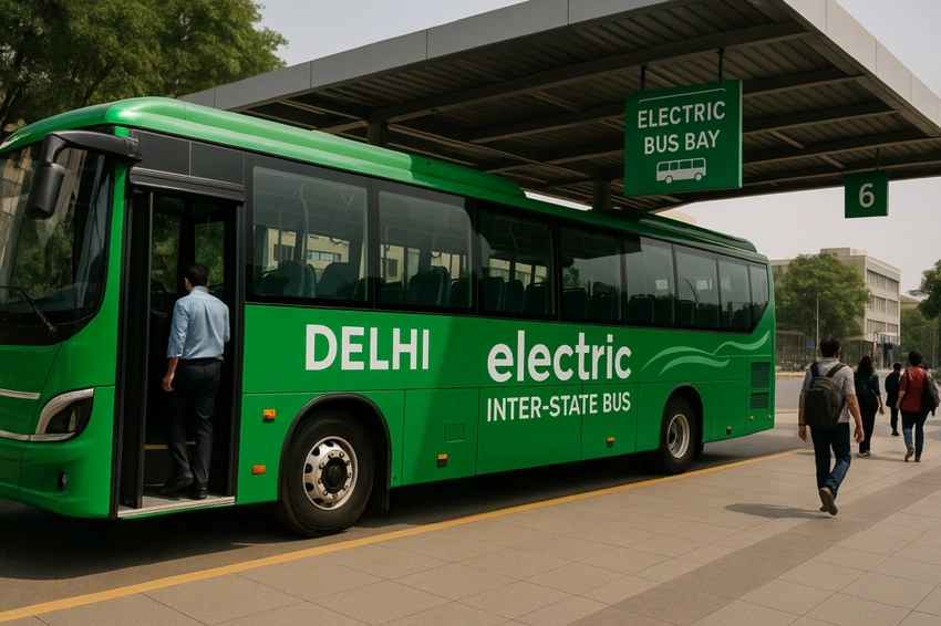 Delhi Flags Off 56 Special 'Ladies Only' E-Buses for Safer Travel!