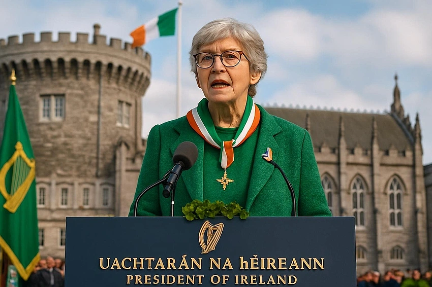 Catherine Connolly sworn in as Ireland's 10th president