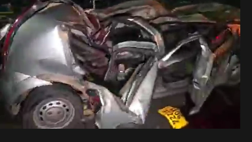 Speeding Thar Crashes Into Police Patrol Near Patna CM's Residence