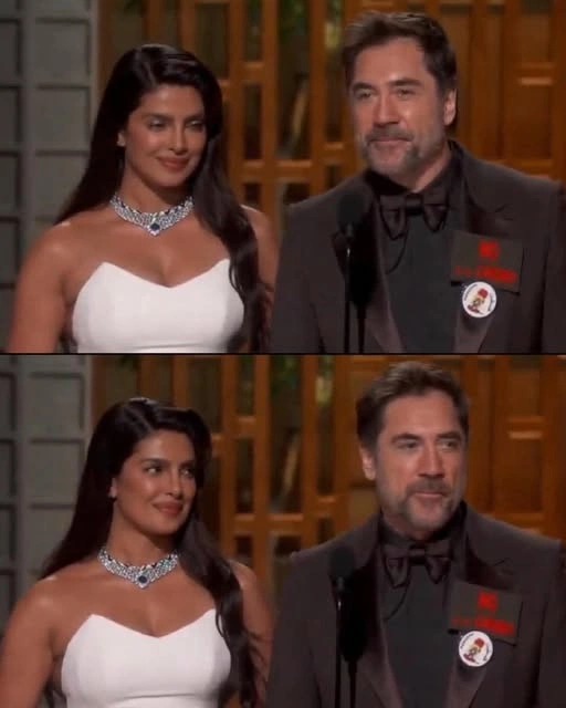 Priyanka Chopra Shares Stage With Javier Bardem During ‘Free Palestine’ Moment
