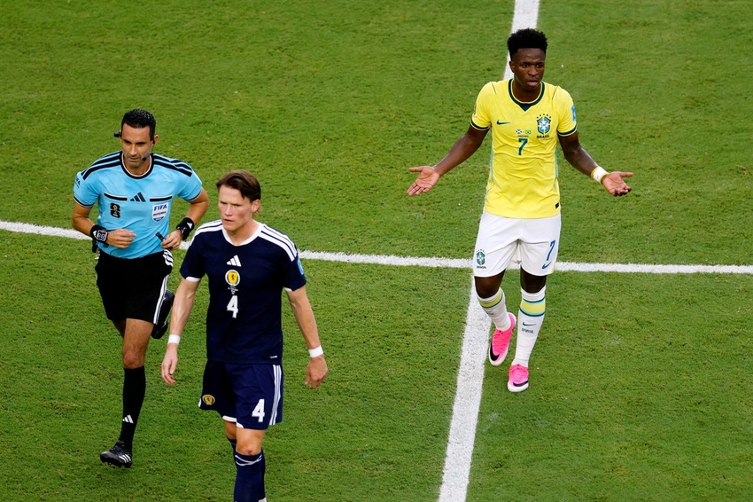 VAR Controversy Strikes: Vinicius Jr. Goal Disallowed Against Scotland!