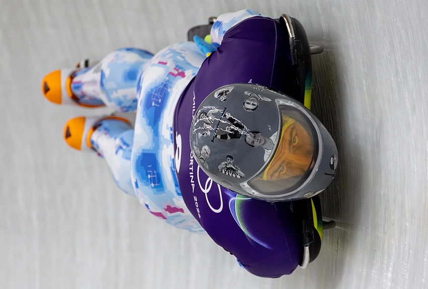 IOC bans Ukrainian skeleton racer over war-dead helmet