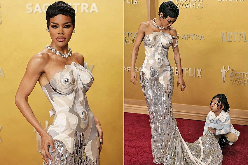 Teyana Taylor’s Daughter Rue Steals the Show on the 2026 Actor Awards Red Carpet