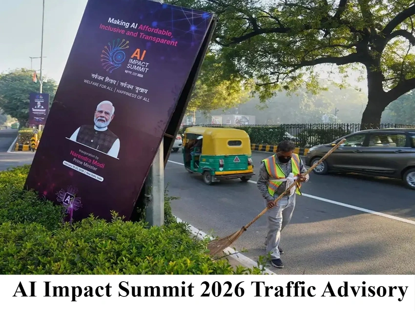 Delhi preps for AI Impact Summit 2026 amid traffic advisories