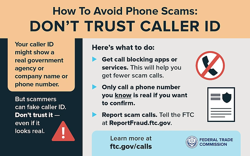 phone scam caller ID, unknown number, digital fraud