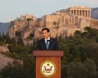 Rubio in Greece: 'America First' Echoes Through Ancient History