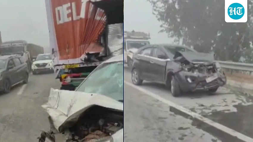 Dense Fog Triggers 4-Dead Pile-Up on Delhi-Mumbai Expressway