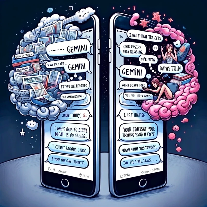 Gemini juggling multiple thoughts, two-faced dilemma