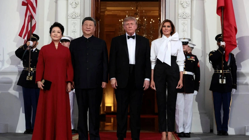 Trump & Xi Toast Friendship Amid Tensions at White House Dinner