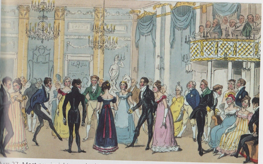 Regency era ball dance