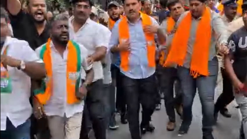 BJP Leaders Detained in Bengaluru Protesting Nagendra Over Funds Scandal