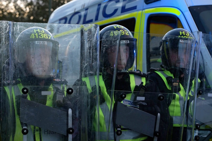 Epsom protest erupts as eggs and cans fly; four arrested
