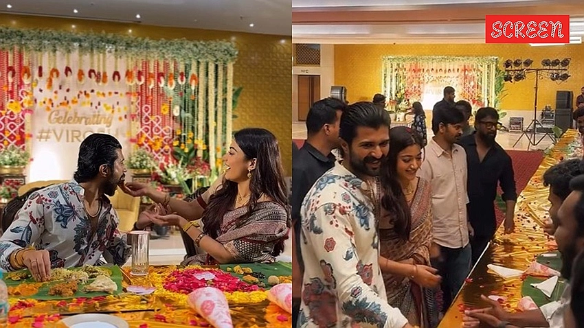 Vijay Deverakonda and Rashmika Mandanna urge media to welcome their new daughter-in-law