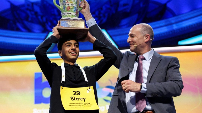 14-Year-Old Shrey Parikh Crowns Spelling Bee Glory with Record-Breaking Win!