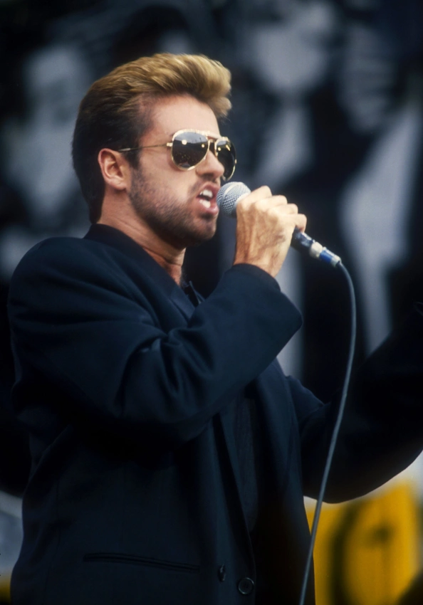 George Michael recording studio 1980s