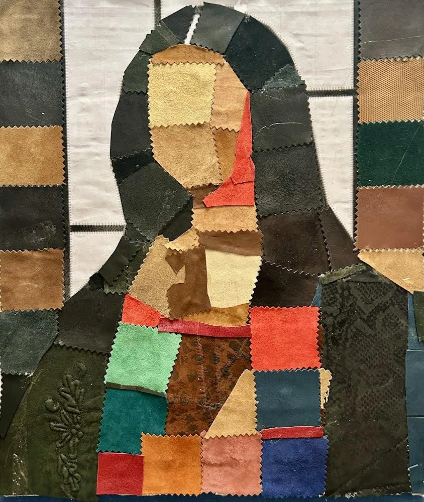 Sustainable leather used as Art Material.