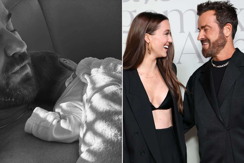 Justin Theroux and Nicole Brydon Bloom Welcome Their First Baby Boy