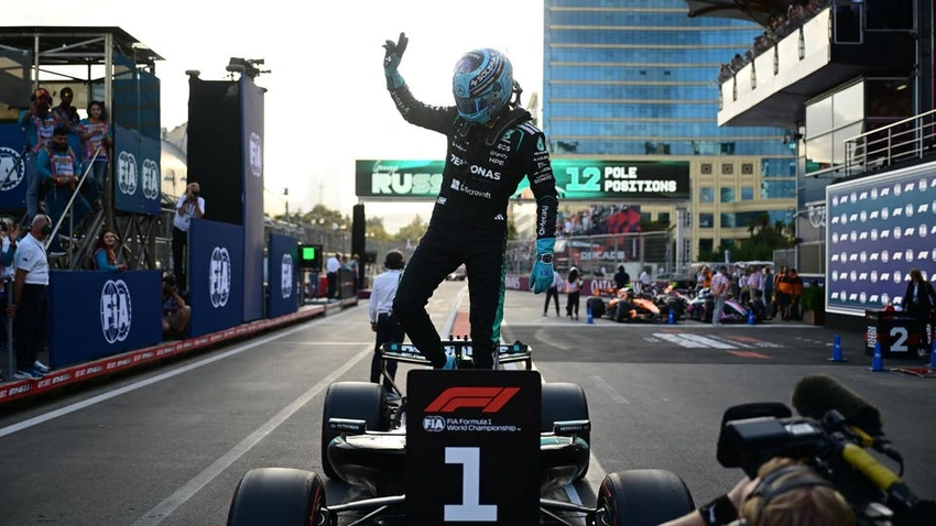 Russell on Pole! Azerbaijan GP Shifts to Saturday for Epic Showdown