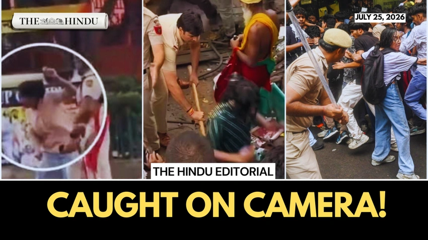 Viral Video: Hindutva Leader Assaults Students at Jantar Mantar Protest!