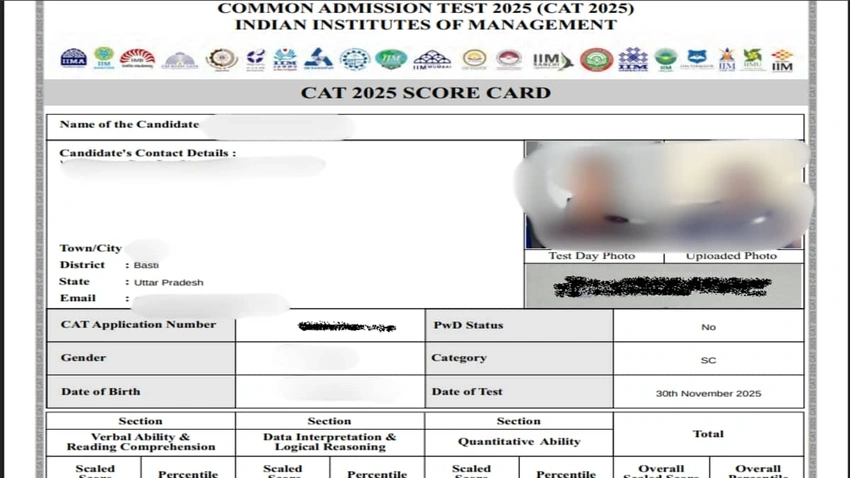 CAT 2025 Results Declared: 12 Scored 100%, 2.58 Lakh Appeared