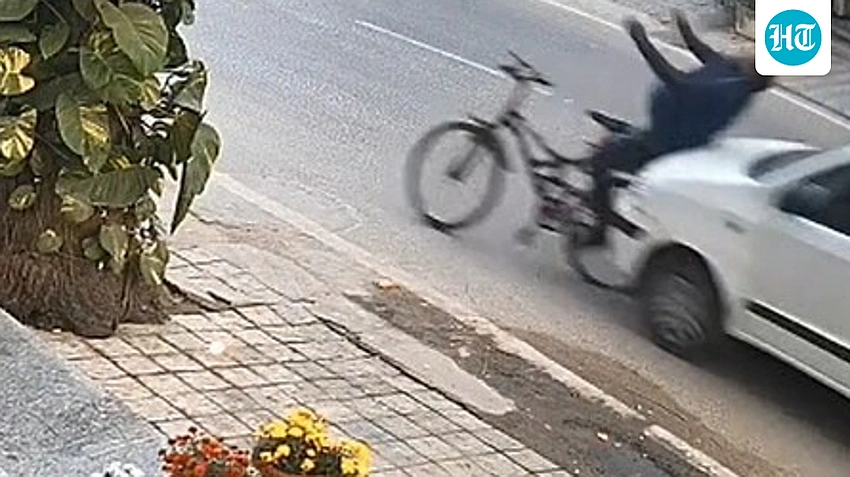 Gurugram businessman killed in hit‑and‑run while cycling; CCTV catches incident