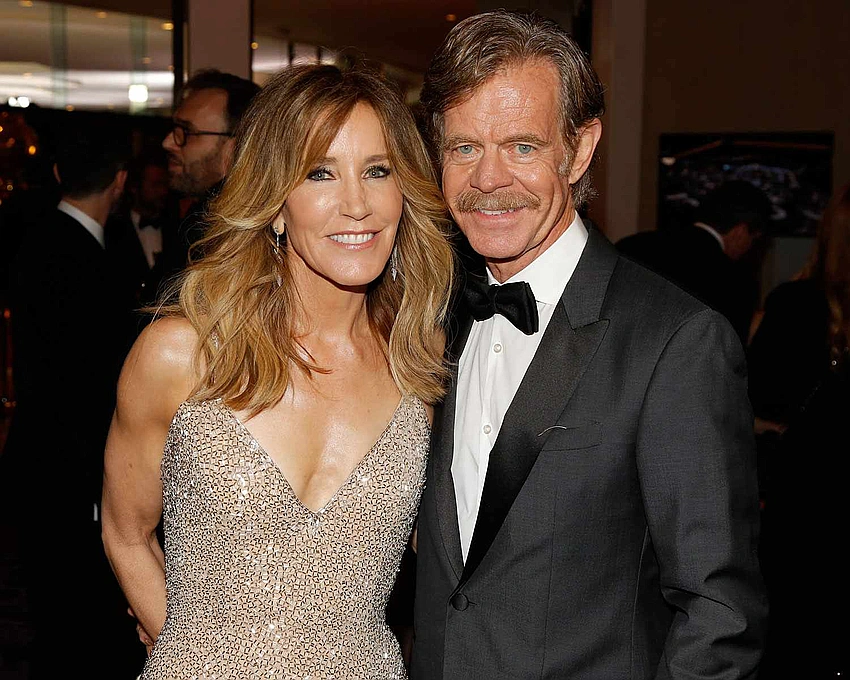 William H. Macy Makes Rare Red Carpet Return with Georgia at The Running Man Premiere