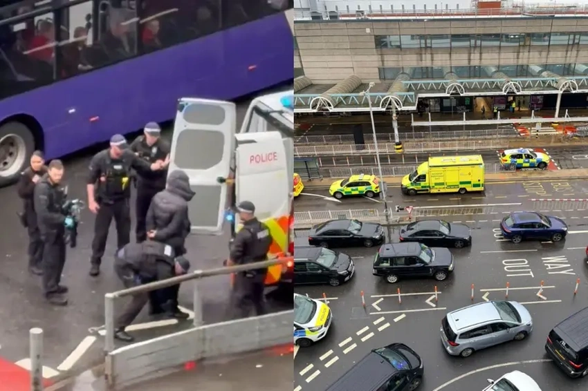 Two more arrested after Heathrow pepper spray attack injures 21