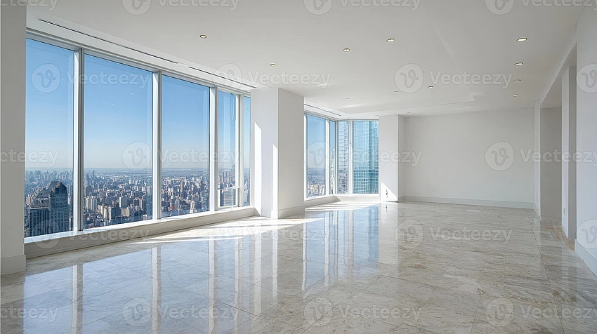 Expensive empty apartment design