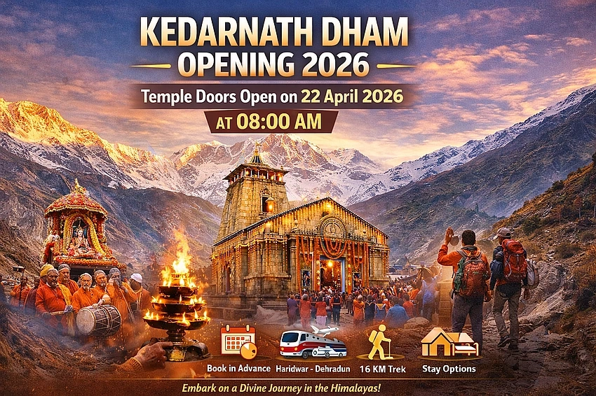 Kedarnath Reopens April 22; Char Dham Dates Announced for 2026