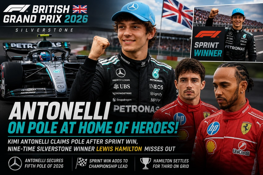 Leclerc Triumphs in Chaotic British GP 2026; Russell Boosts Title Hopes!