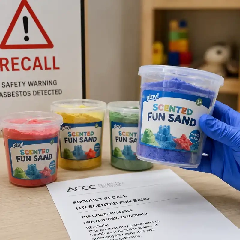 ACT and NZ Schools Shut Over Play Sand Asbestos Recall