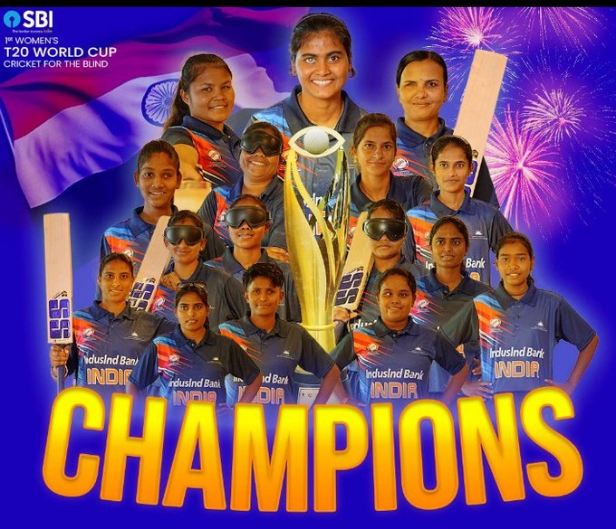 PM Modi congratulates India on Blind Women’s T20 World Cup victory