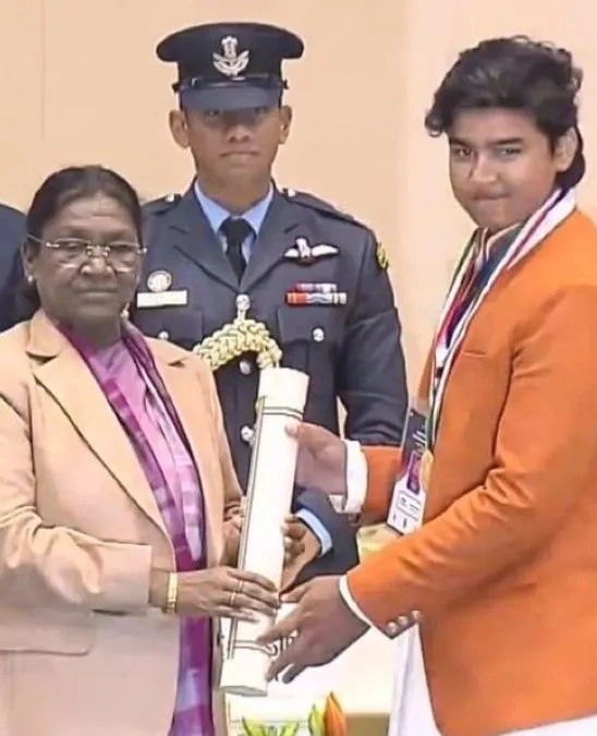 14-year-old Vaibhav Sooryavanshi bags Bal Puraskar after 190 off 84
