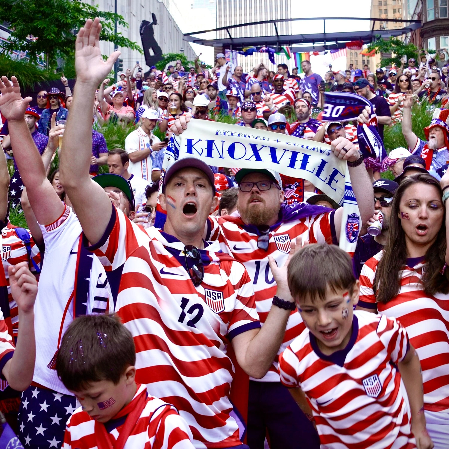 Seattle Roars! US Soccer Fans March in European Style Ahead of Australia Clash!