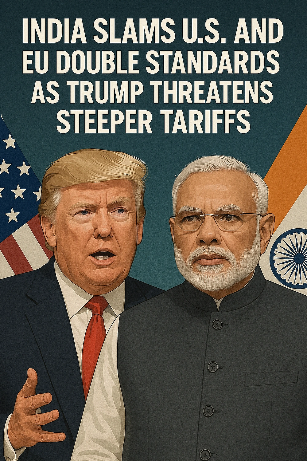 India Slams U.S. and EU Double Standards as Trump Threatens Steeper Tariffs