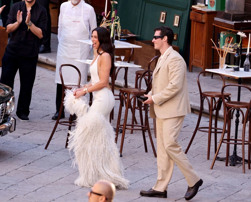 Dua Lipa & Callum Turner Kick Off Epic Wedding Celebration in Sicily!