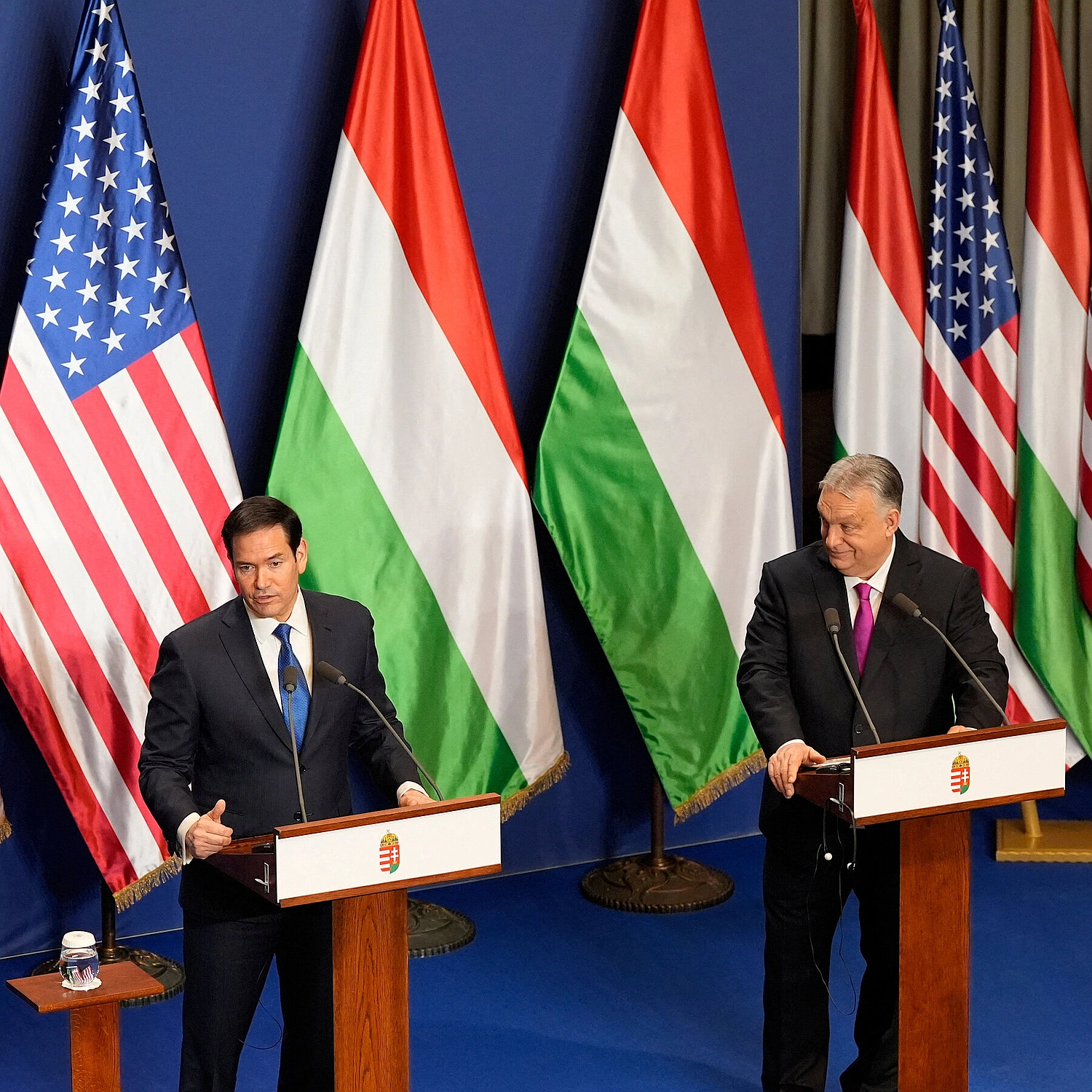 Rubio in Budapest backs Orban ahead of Hungary’s elections