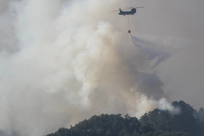Otsuchi on Edge as Wildfires Close In, Thousands Evacuated